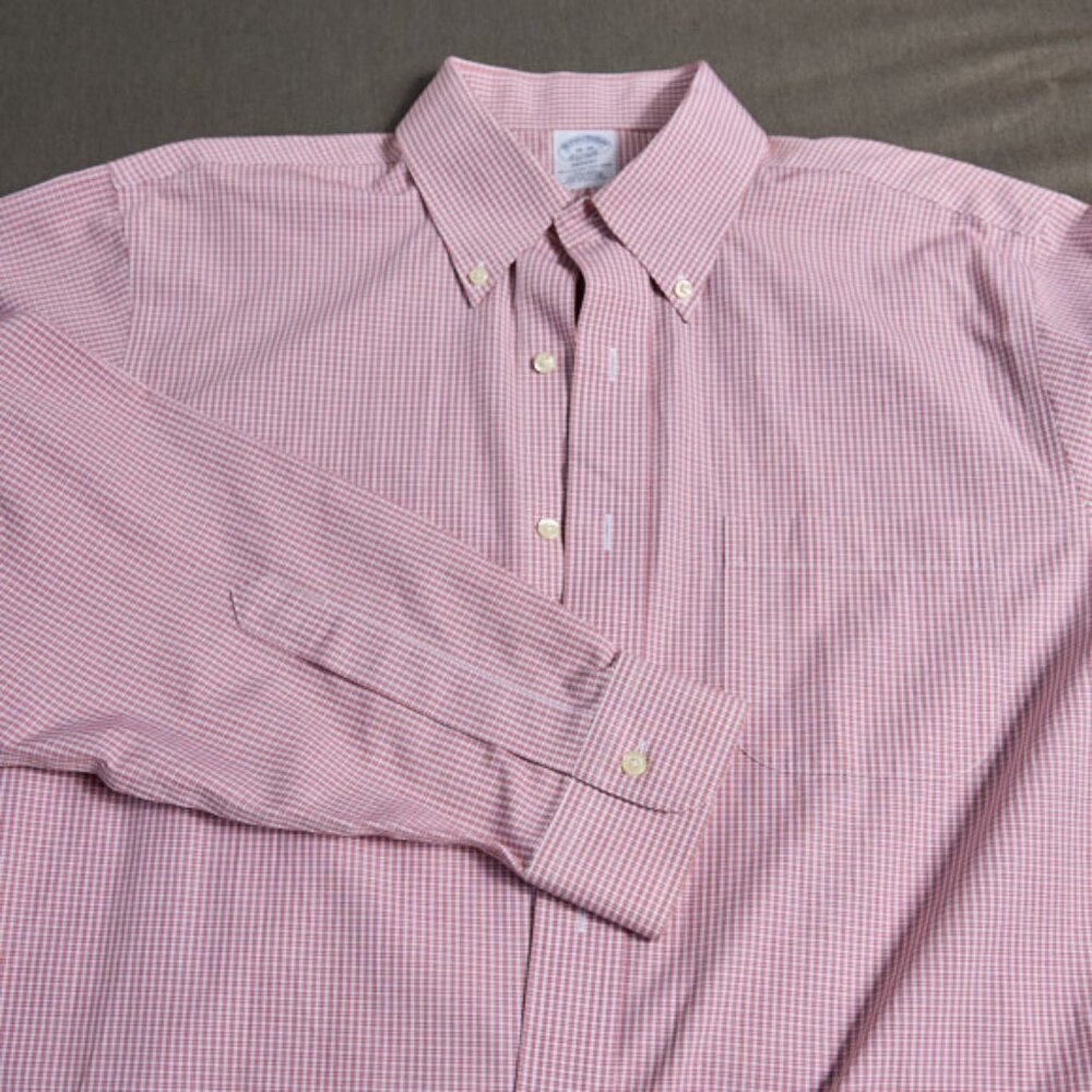 Brooks Brothers Dress Shirt - Size 16x35 - 100% Supima Cotton